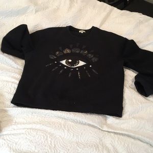 Kenzo neoprene eye sweatshirt M